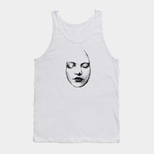 pointilism beauty dark rock Tank Top